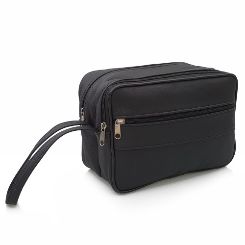 SASZETKA na pieniądze i dokumenty wysokiej jakości skórzana polska CZARNA XL 01.jpg