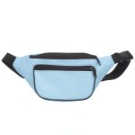 NERKA saszetka biodrówka solidna polska N001 jasna niebieska