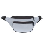 NERKA saszetka biodrówka solidna polska N001 jasna szara