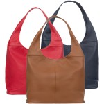 VERA PELLE torebka damska skórzana worek na ramię V708 kolory